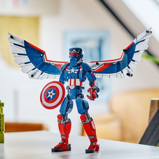 Imagine Lego Super Heroes Figurină de construcție Căpitanul America 76296