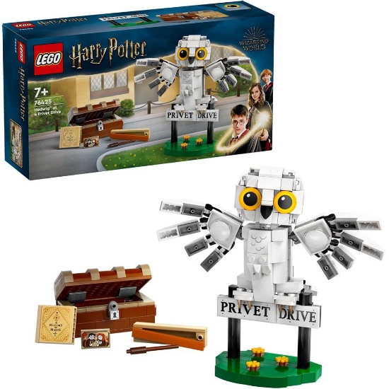 Imagine LEGO Harry Potter Hedwig pe Privet Drive nr. 4 76425