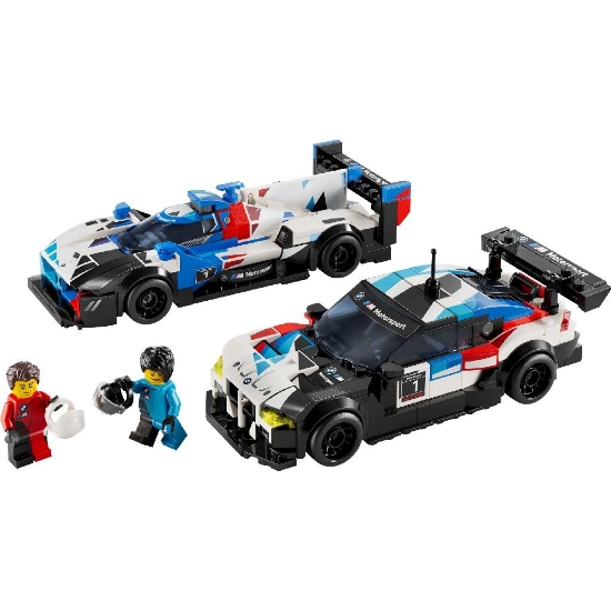 Imagine LEGO SPEED CHAMPIONS Masini de curse BMW M4 GT3 si BMW M Hybrid V8 76922