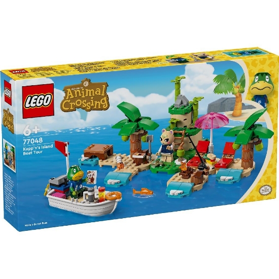 Imagine LEGO Animal Crossing Turul insulei în barca al lui Kapp’n 77048
