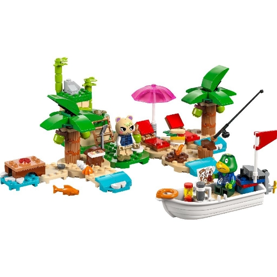 Imagine LEGO Animal Crossing Turul insulei în barca al lui Kapp’n 77048