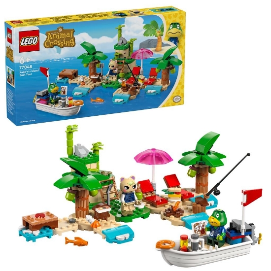 Imagine LEGO Animal Crossing Turul insulei în barca al lui Kapp’n 77048