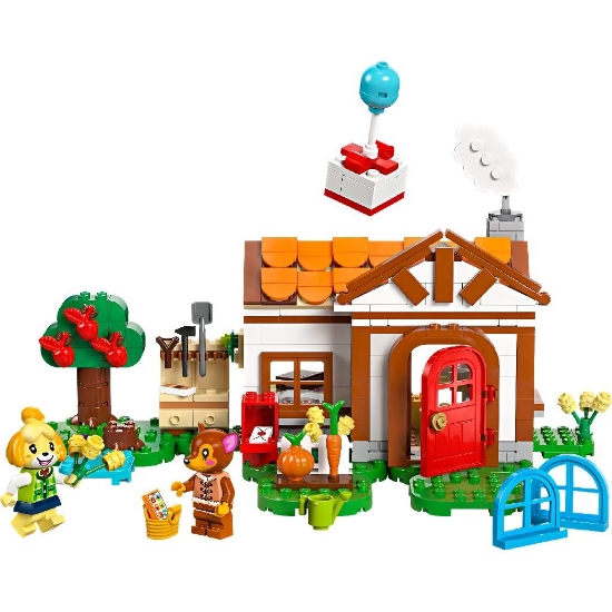 Imagine LEGO Animal Crossing Isabelle vine în vizită 77049