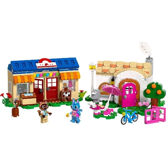 Imagine LEGO Animal Crossing Nook’s Cranny și casa lui Rosie 77050