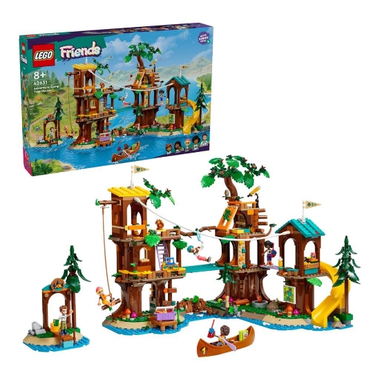 Imagine Lego Friends casa din copac din tabăra de aventuri 42631