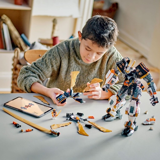 Imagine Lego Ninjago Robotul-dragon de titan al lui Cole 71821