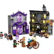 Imagine LEGO HARRY POTTER TM OLLIVANDER SI MAGAZINUL DE HAINE AL LUI MADAM MALKIN 76439