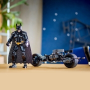 Imagine LEGO SUPER HEROES FIGURINA DE CONSTRUCTIE BATMAN SI MOTOCICLETA BAT-POD 76273