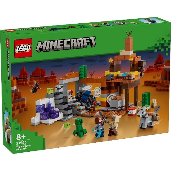Imagine LEGO MINECRAFT PUTUL DIN BADLANDS 21263