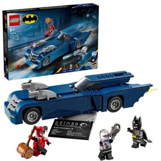 Imagine Lego Super Heroes Batman cu al său Batmobile 76274