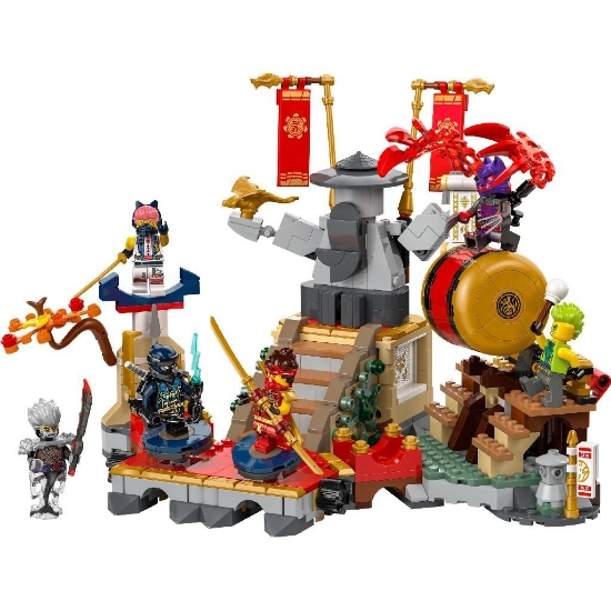 Imagine LEGO Ninjago Arena de luptă de la turneu 71818