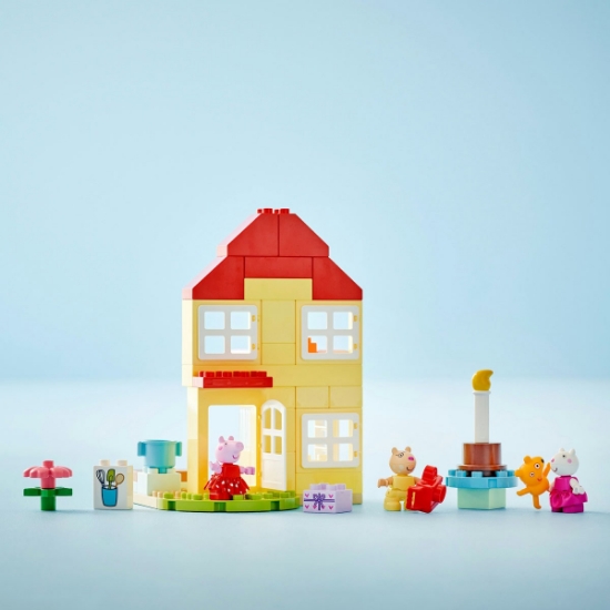 Imagine LEGO DUPLO Casa aniversară a purcelușei Peppa 10433