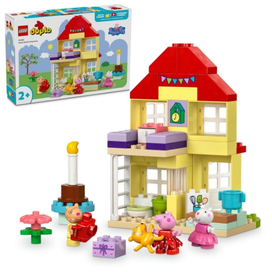 Imagine LEGO DUPLO Casa aniversară a purcelușei Peppa 10433