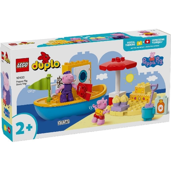 Imagine LEGO DUPLO EXCURSIA CU BARCA A PURCELUSEI PEPPA 10432
