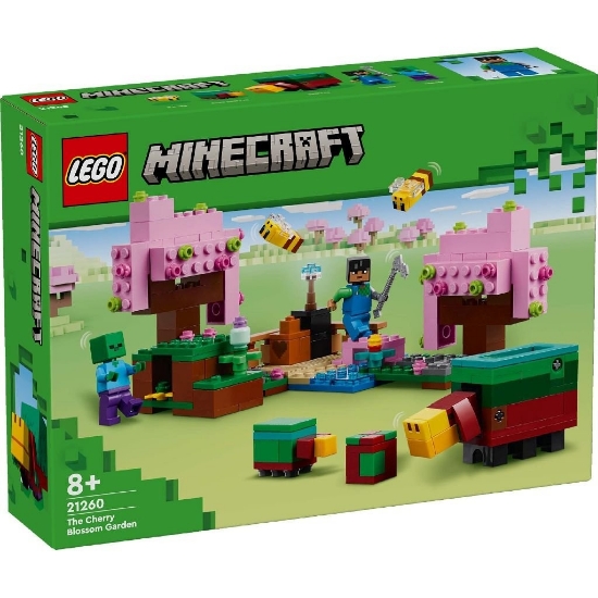 Imagine LEGO MINECRAFT GRADINA CU CIRESI INFLORITI 21260