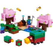 Imagine LEGO MINECRAFT GRADINA CU CIRESI INFLORITI 21260