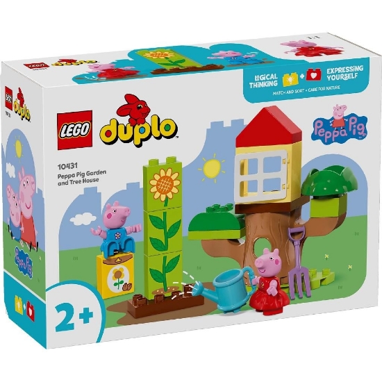 Imagine LEGO DUPLO GRADINA SI CASA DIN COPAC A PURCELUSEI PEPPA 10431
