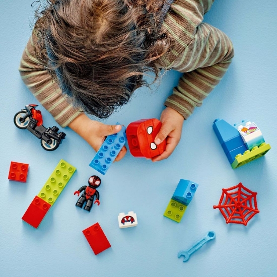 Imagine LEGO DUPLO Aventura pe motocicleta a lui Spin 10424