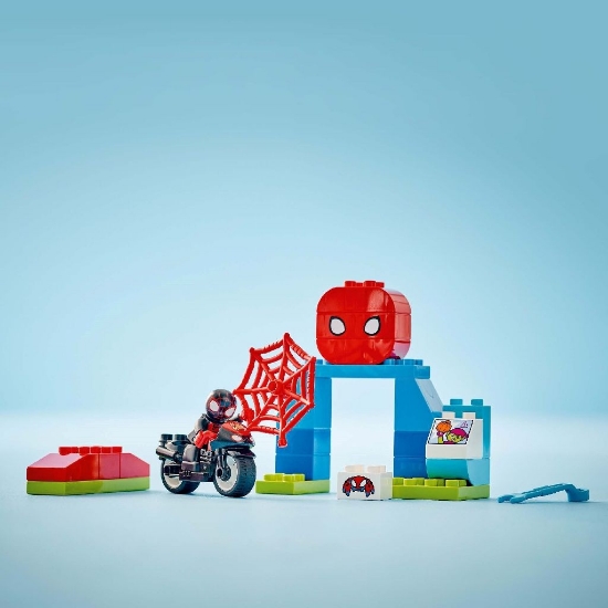 Imagine LEGO DUPLO Aventura pe motocicleta a lui Spin 10424