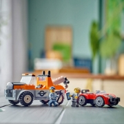 Imagine LEGO CITY CAMIONETA DE TRACTARE SI MASINA SPORT 60435