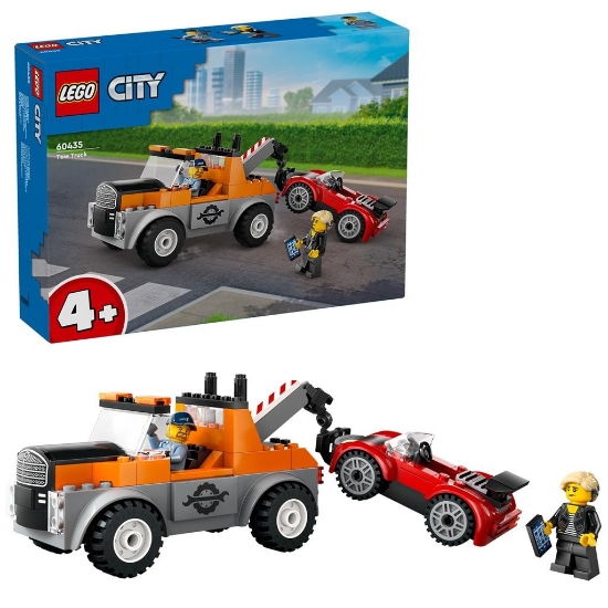 Imagine Lego City Camioneta de tractare și mașină sport 60435