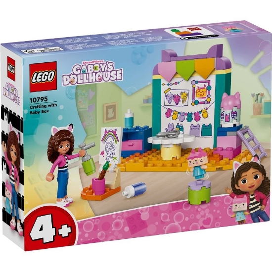 Imagine LEGO GABBYS DOLLHOUSE CREATII MESTESUGITE CU BEBE CUTIUTA 10795