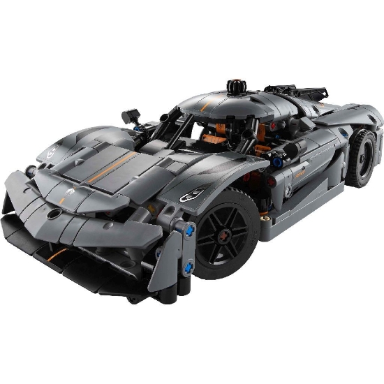 Imagine Lego Technic Hipermașina Koenigsegg Jesko Absolut gri 42173