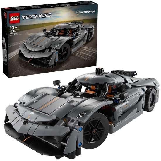 Imagine Lego Technic Hipermașina Koenigsegg Jesko Absolut gri 42173