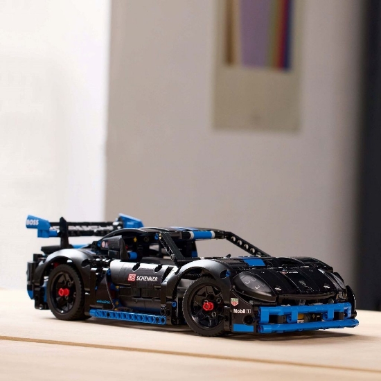Imagine Lego Technic Mașina de curse Porsche GT4 e-Performance 42176