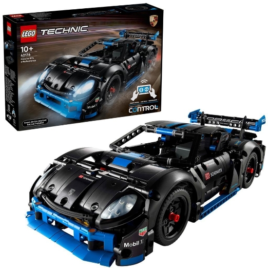 Imagine Lego Technic Mașina de curse Porsche GT4 e-Performance 42176