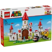 Imagine LEGO SUPER MARIO BATALIA CU ROY LA CASTELUL LUI PEACH 71435