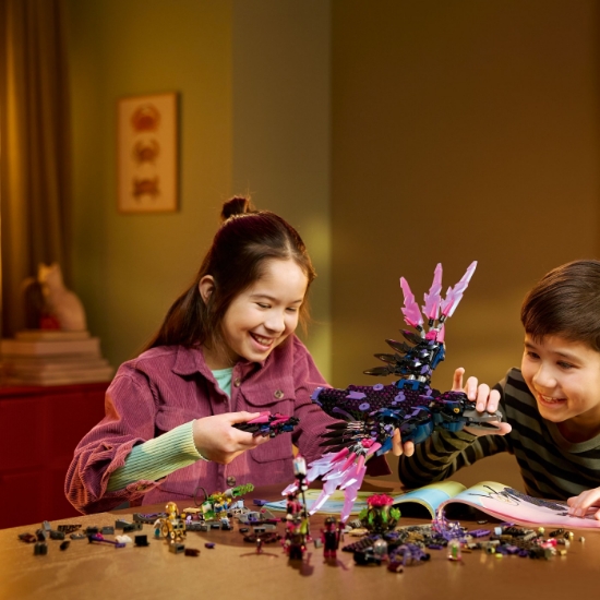 Imagine LEGO DREAMZzz Corbul de la miezul nopții al vrăjitoarei din Never 71478