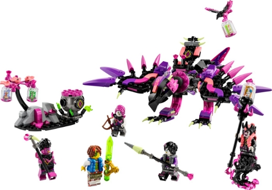 Imagine LEGO DREAMZzz Creaturile de coșmar ale Vrăjitoarei din Never 71483
