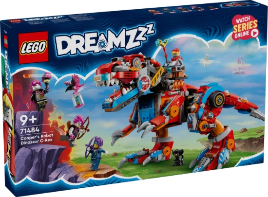 Imagine LEGO DREAMZZZ DINOZAURUL ROBOT C REX AL LUI COOPER 71484 