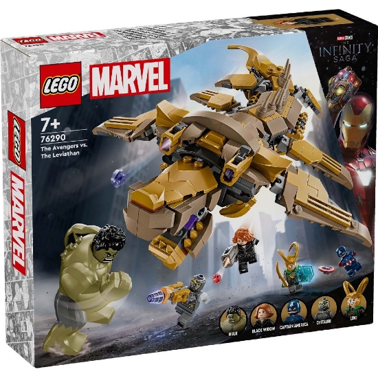 Imagine LEGO MARVEL RAZBUNATORII VS LEVIATHAN 76290