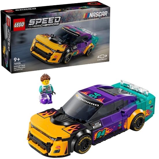 Imagine LEGO SPEED CHAMPIONS NASCAR Next Gen Chevrolet Camaro ZL1 76935