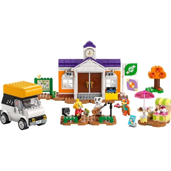 Imagine LEGO Animal Crossing Concertul lui K.K. la Plaza 77052