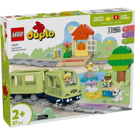 Imagine LEGO DUPLO TREN DE AVENTURA INTERACTIV 10427