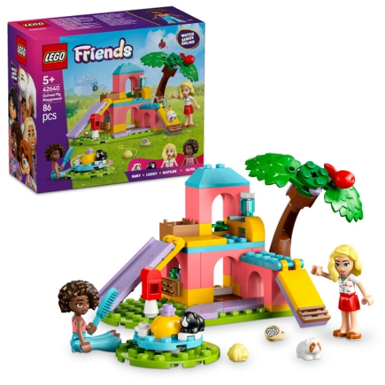 Imagine LEGO Friends Teren de joacă pentru porcușori de Guineea 42640