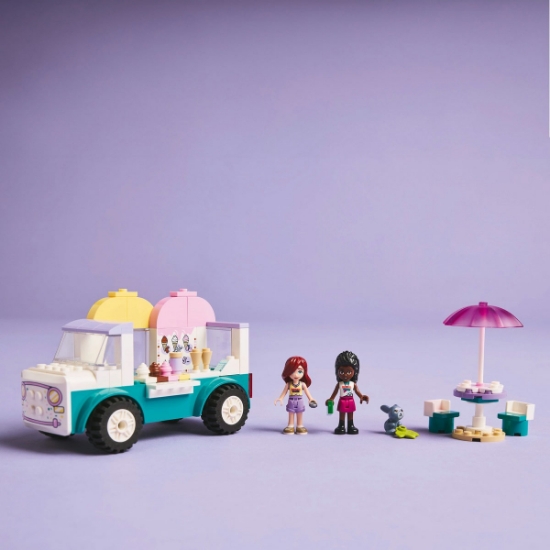 Imagine  Lego Friends furgoneta de înghețată în orașul Heartlake 42644