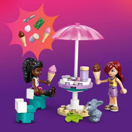 Imagine  Lego Friends furgoneta de înghețată în orașul Heartlake 42644