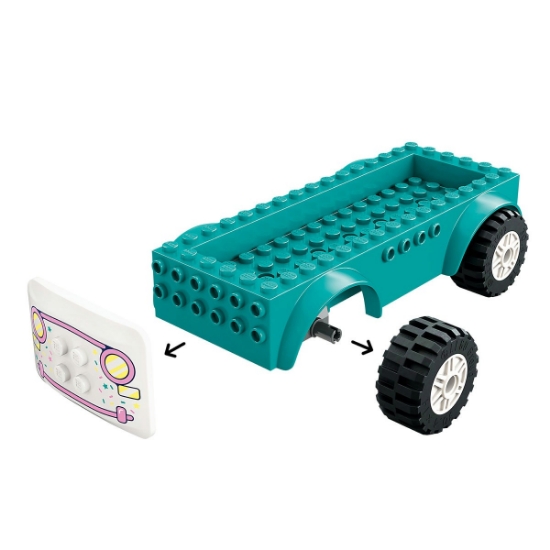 Imagine  Lego Friends furgoneta de înghețată în orașul Heartlake 42644