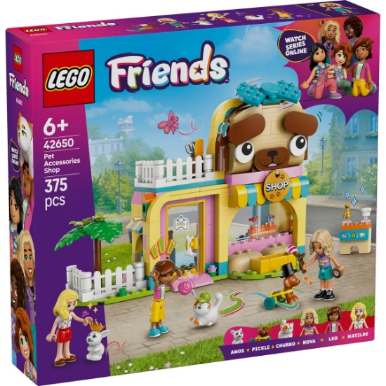 Imagine LEGO FRIENDS MAGAZIN DE ACCESORII PENTRU ANIMALE DE COMPANIE 42650