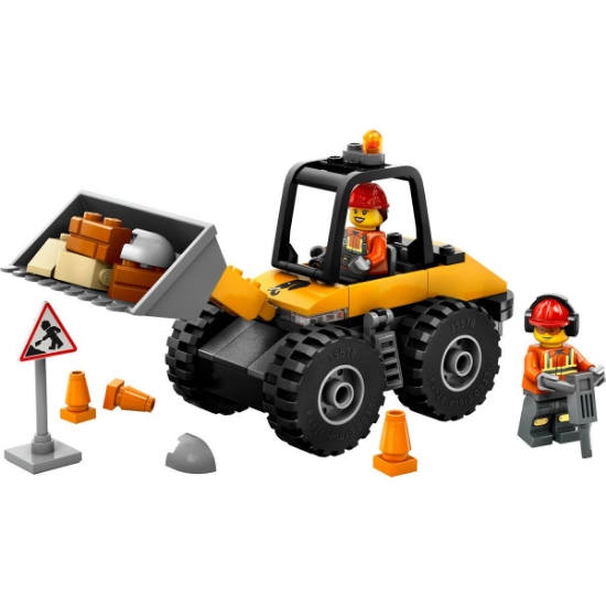 Imagine Lego City Încărcător pe roți galben pentru construcții 60450