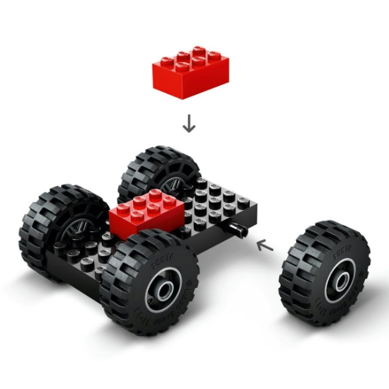 Imagine Lego City Încărcător pe roți galben pentru construcții 60450