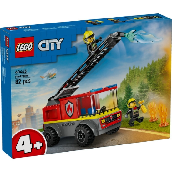 Imagine LEGO CITY CAMION DE POMPIERI CU SCARA 60463