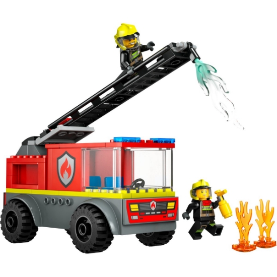 Imagine Lego City Camion de pompieri cu scară 60463