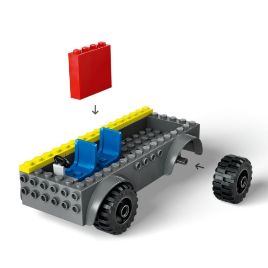 Imagine Lego City Camion de pompieri cu scară 60463