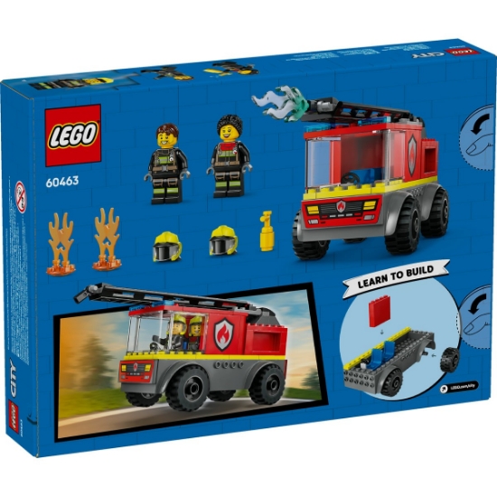 Imagine Lego City Camion de pompieri cu scară 60463