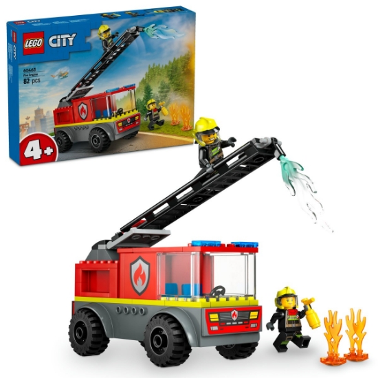 Imagine Lego City Camion de pompieri cu scară 60463